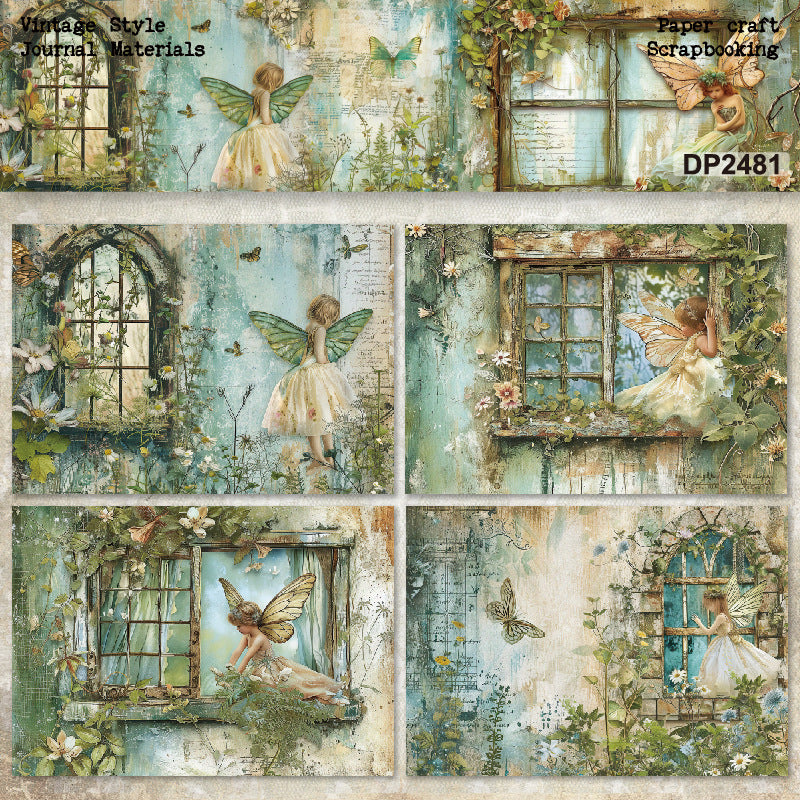 A5 Fairy DIY Journal Scrapbook Paper