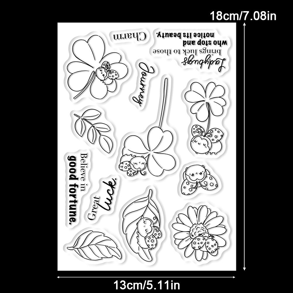 Lucky Ladybug Clover Dies & Stamps Set