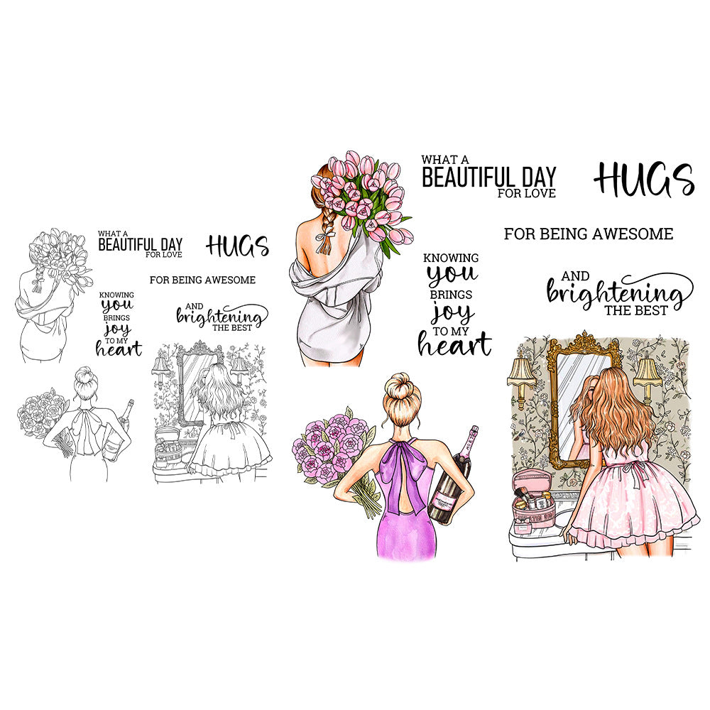 Fashion Girls Clear Stamps