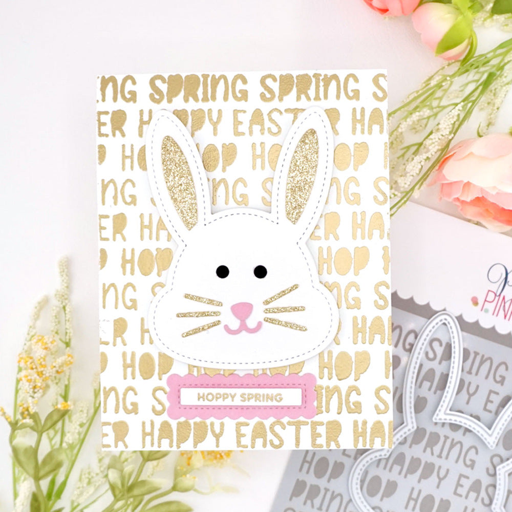 Easter Bunny Head Metal Cutting Dies