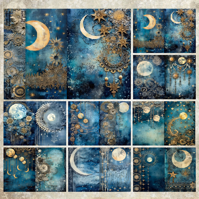 A5 Vintage Style Patterned Scrapbook Paper