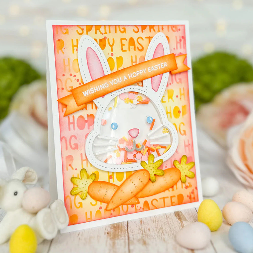 Easter Bunny Head Metal Cutting Dies