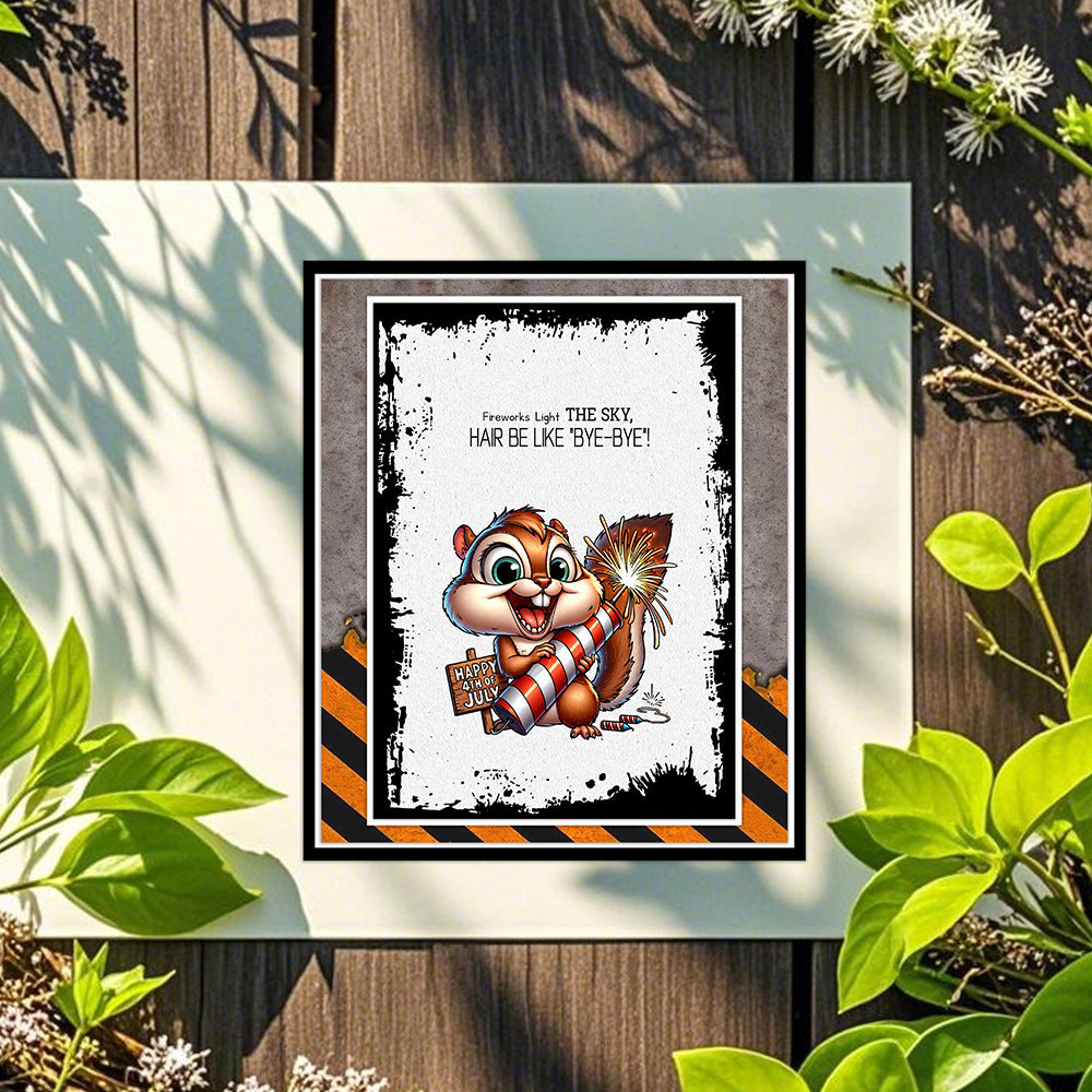 Independence Day Animals Clear Stamps
