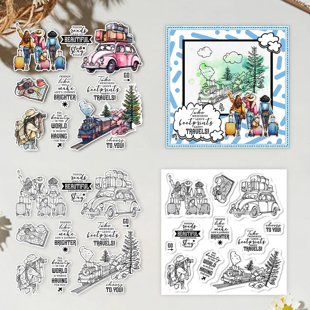 Girls' Trip Clear Stamps