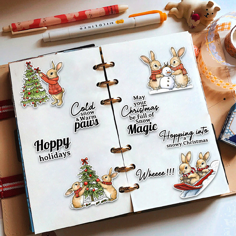 Cute Rabbits Dies & Stamps Set
