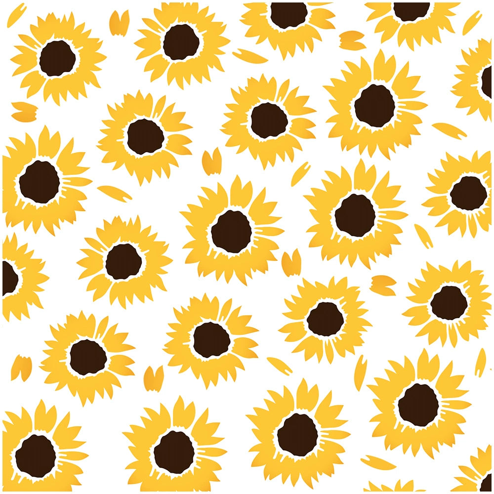 Sunflower Background DIY Painting Hollow Stencil