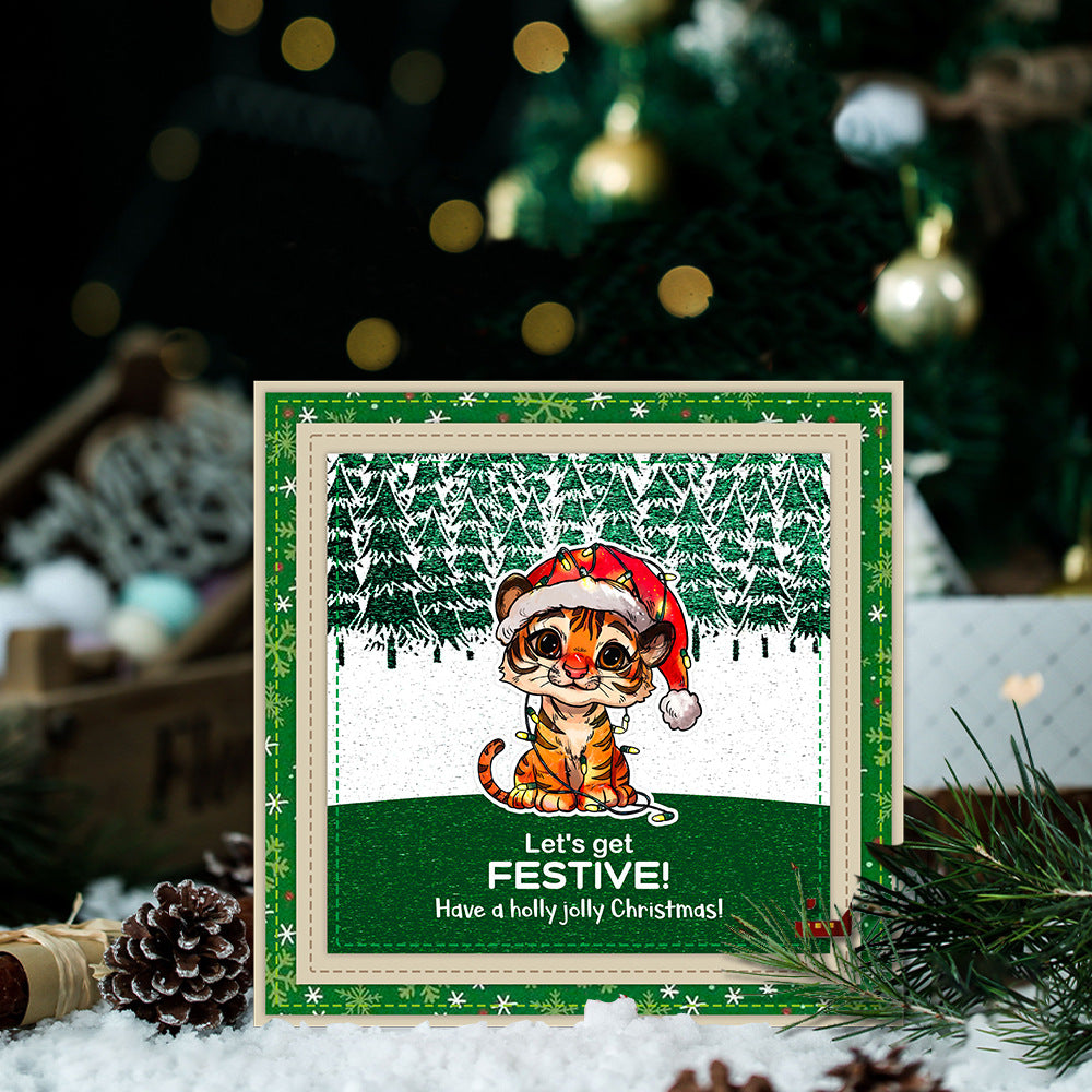 Christmas Animals Dies & Stamps Set