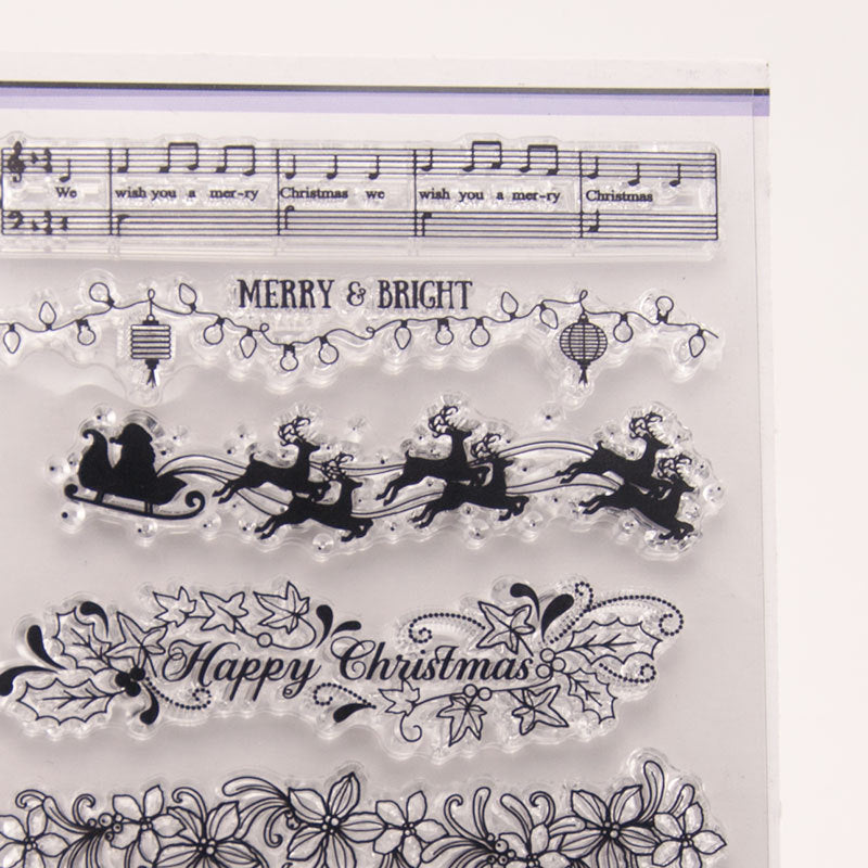 Christmas Decorative Clear Stamps