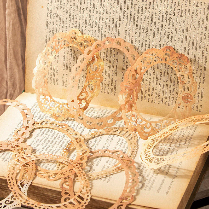 Hollow Lace Border Decorative Paper
