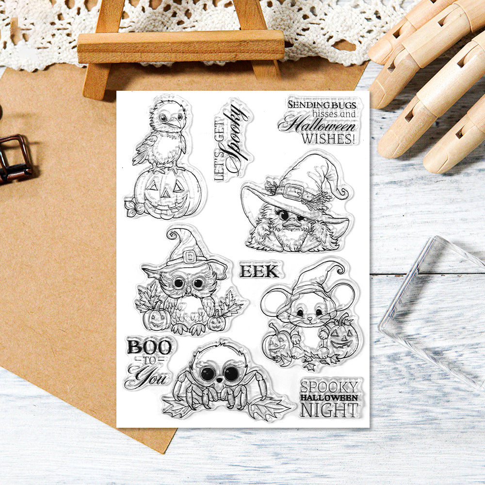 Halloween Animals Dies & Stamps Set