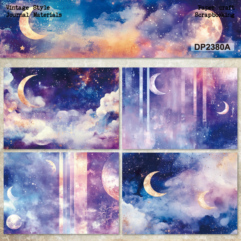 A5 Starry Sky Journal Scrapbook Paper