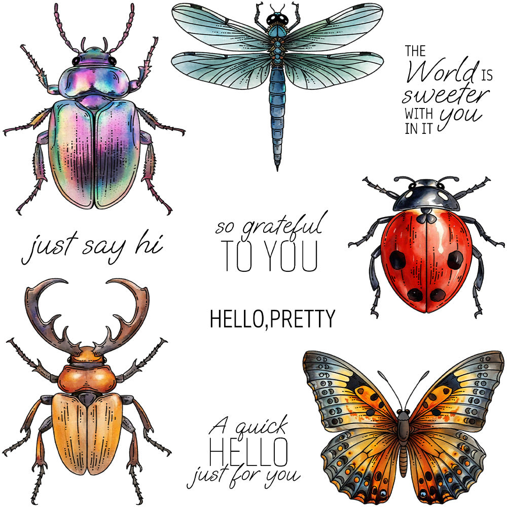 Insect Series Dies & Stamps Set