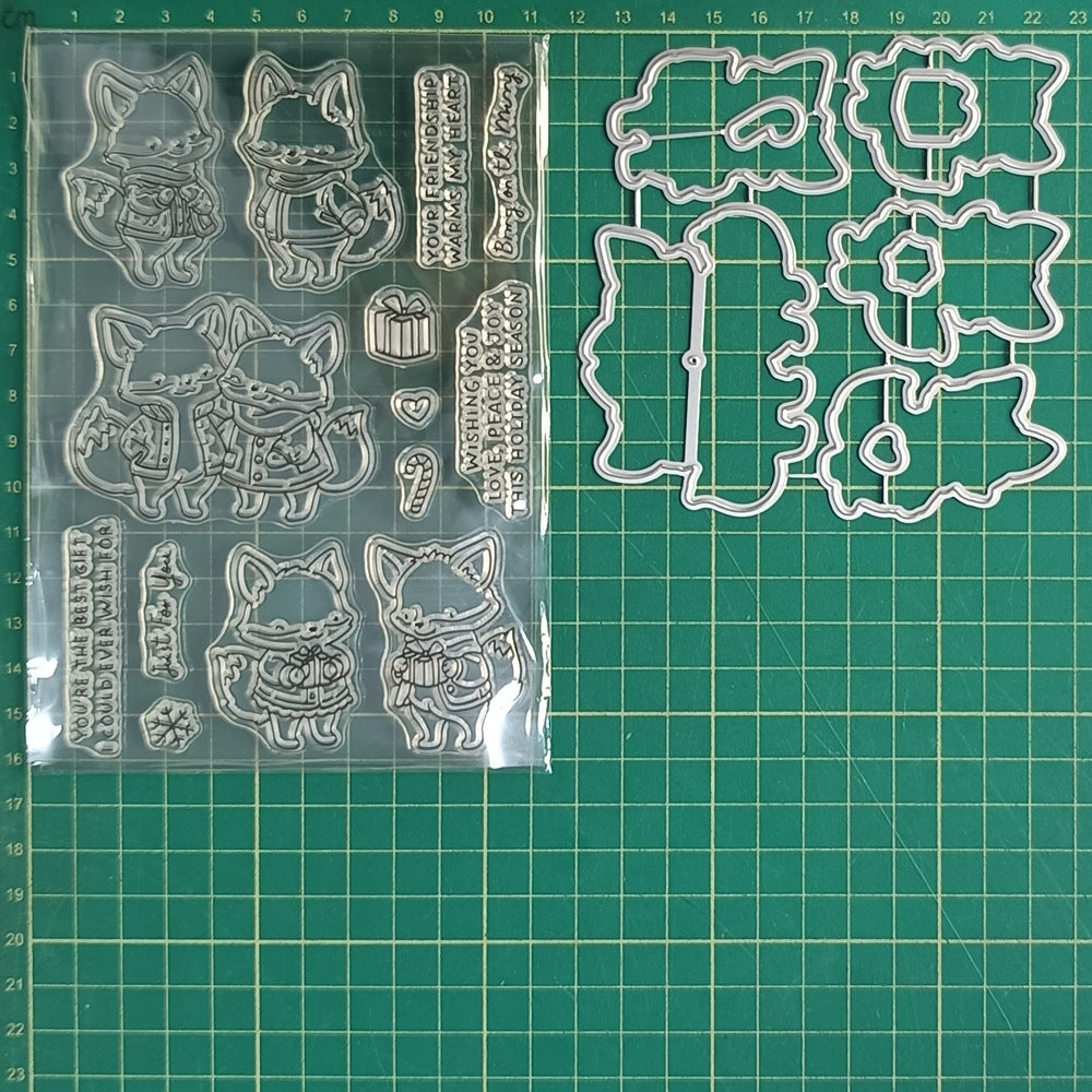 Christmas Animals Dies & Stamps Set