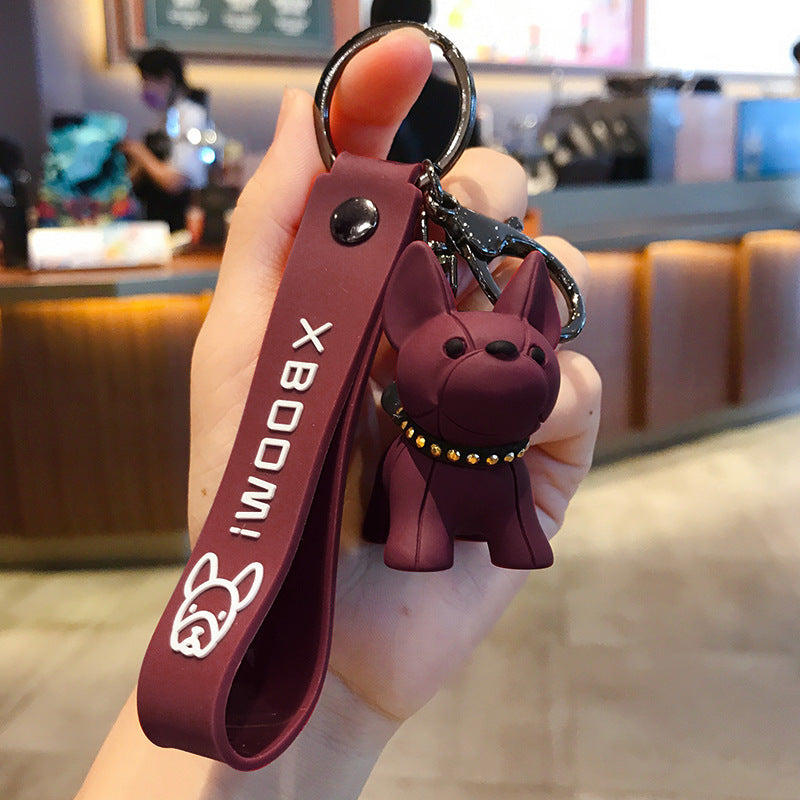 Trendy Bulldog Keychain