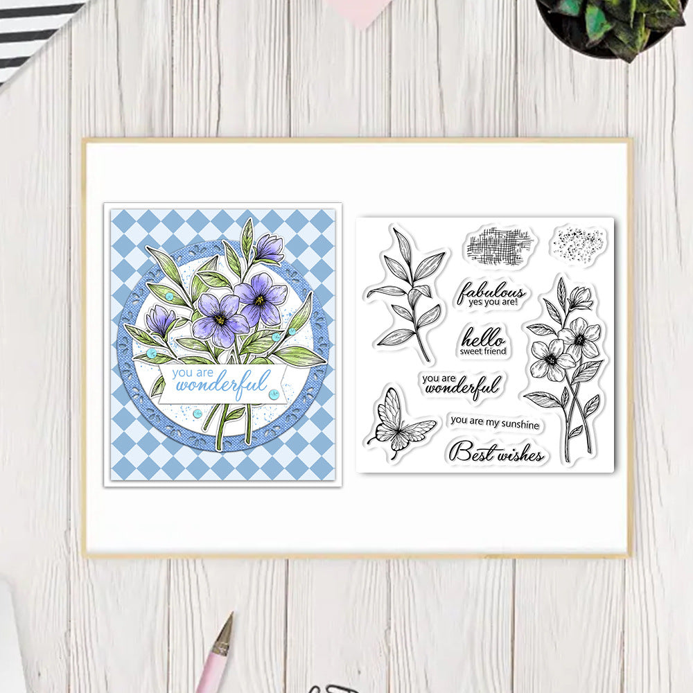 Spring Theme Dies & Stamps Set