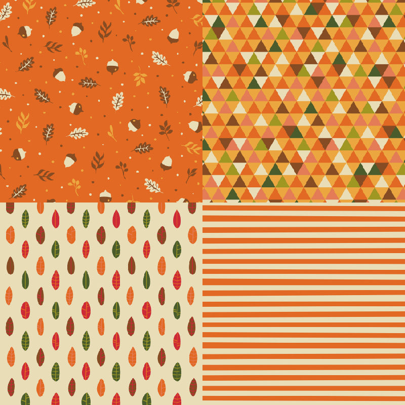 24PCS 6" Autumn Rally Scrapbook Paper & Cardstock