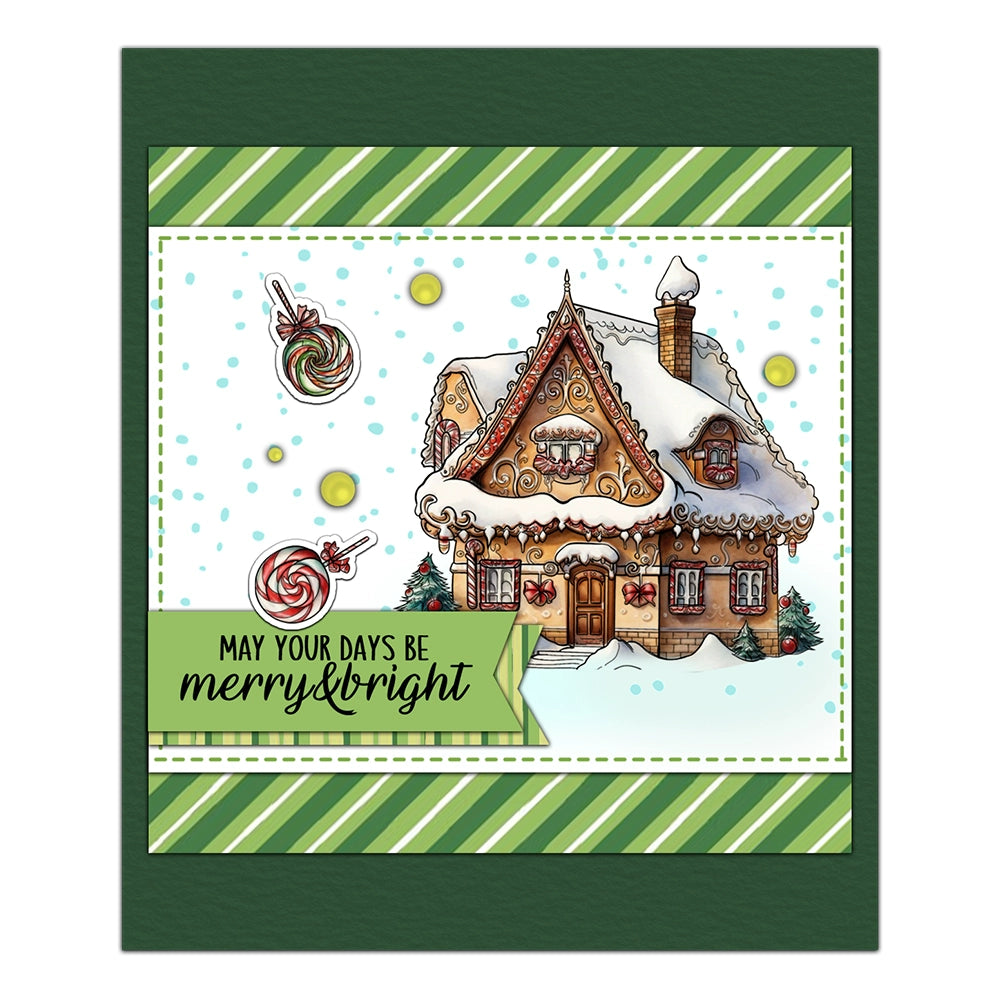 Christmas Gingerbread Man Cake Dies & Stamps Set