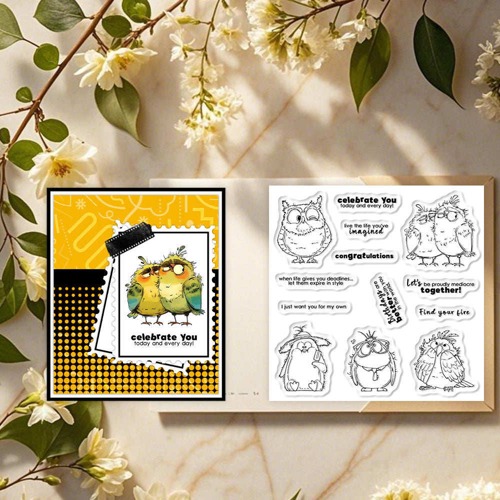 Funny Bird Friendship Dies & Stamps Set