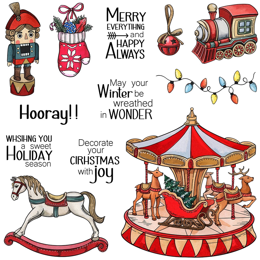 Amusement Park at Christmas Dies & Stamps Set