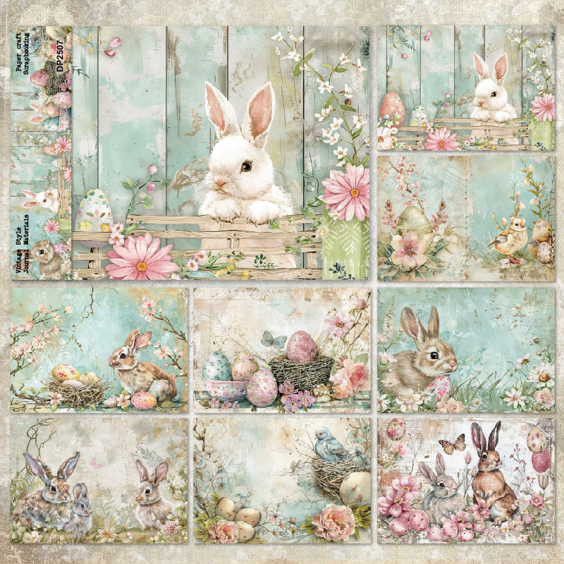 A5 Easter Theme Journal Scrapbook Paper