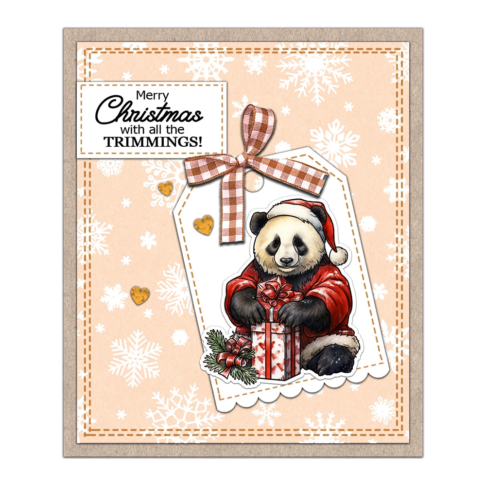 Cute Christmas Animals Dies & Stamps Set