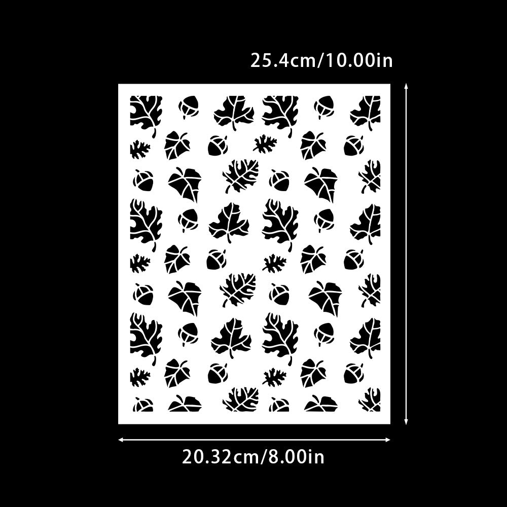Leaves Pattern DIY Painting Hollow Stencil