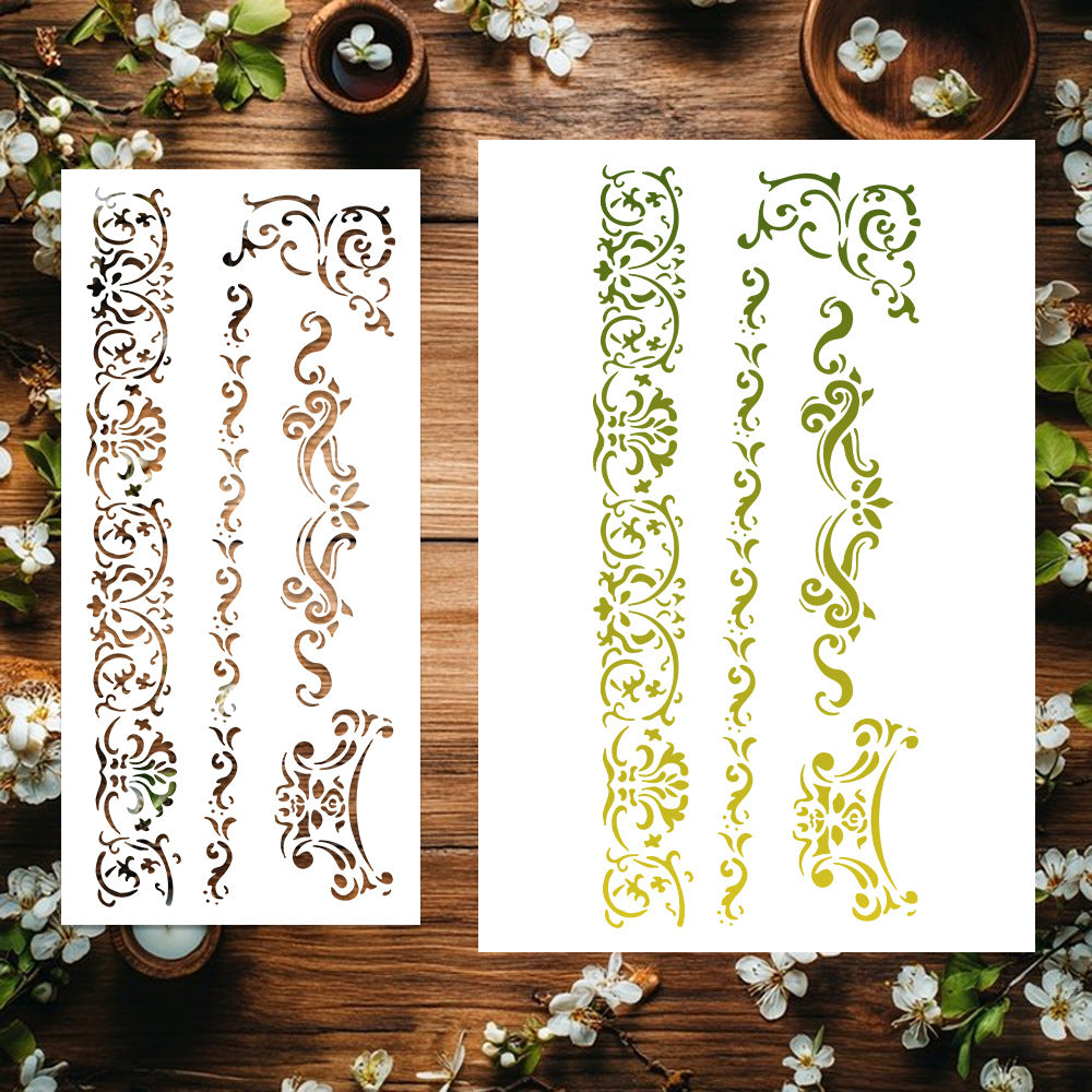 Lace Pattern DIY Painting Hollow Stencil