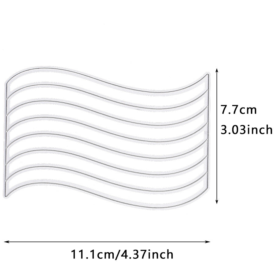 Rainbow Strips Frame Cutting Dies