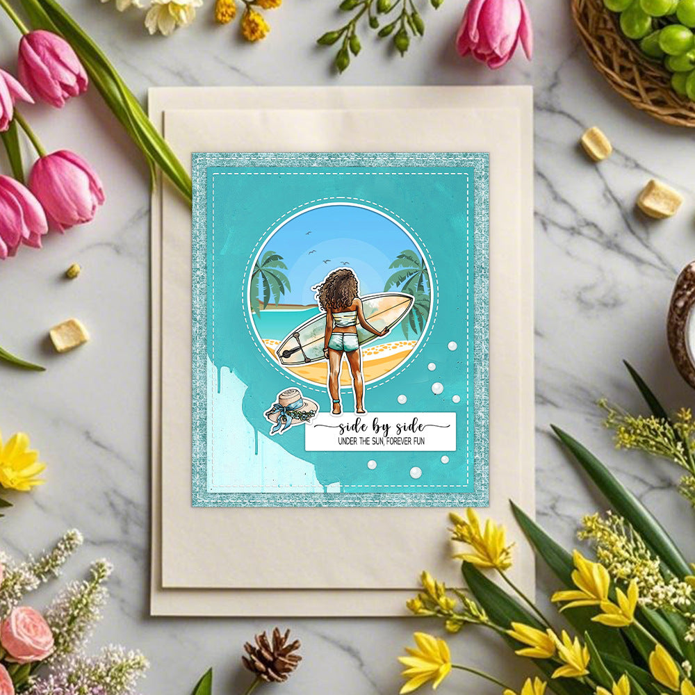 Summer Girl Clear Stamps