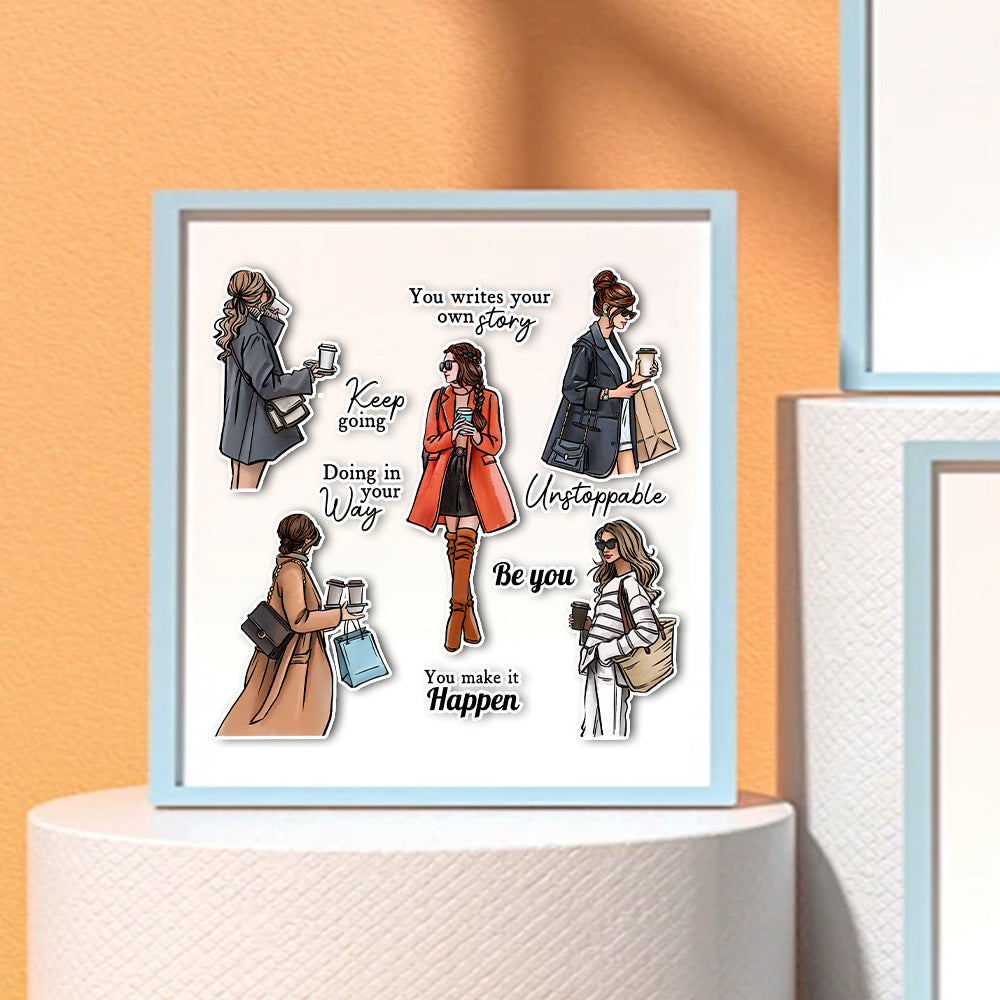 Independent Girls Dies & Stamps Set
