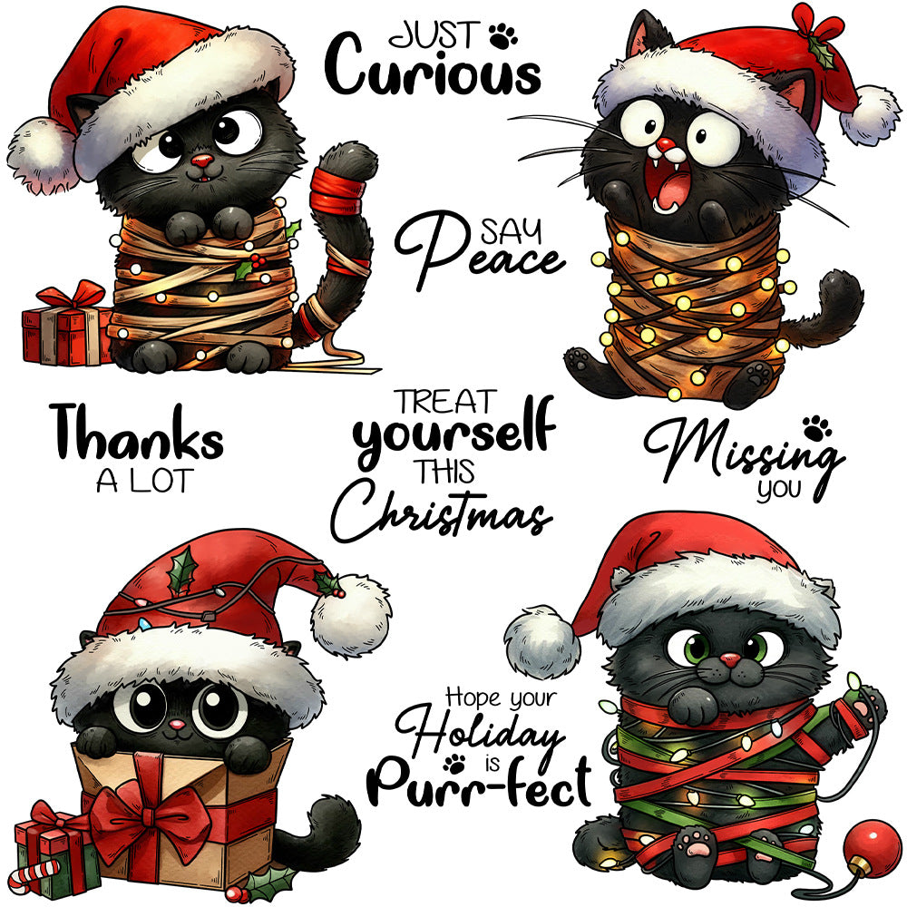 Christmas Kitten Dies & Stamps Set