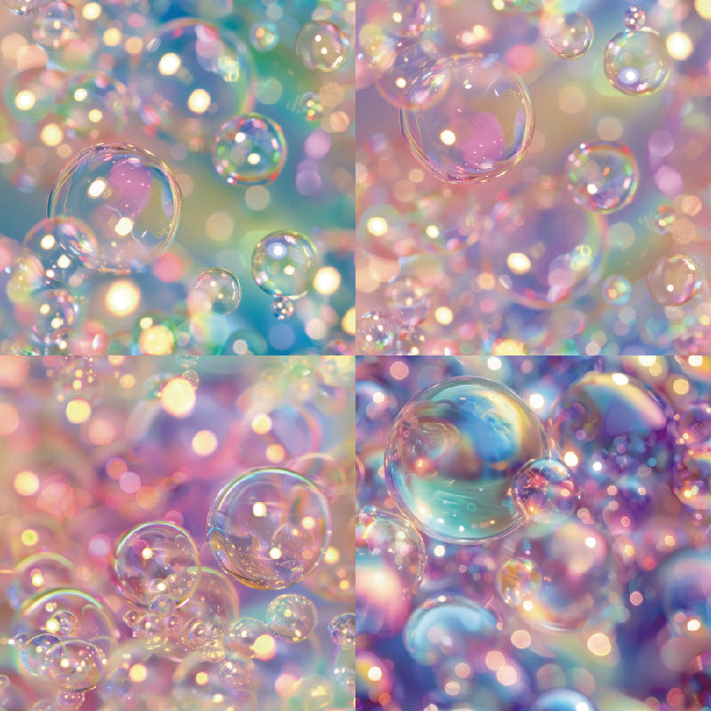 24PCS 6" Bubble Scrapbook Paper & Cardstock