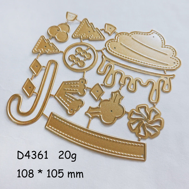 Christmas Drinks Metal Cutting Dies
