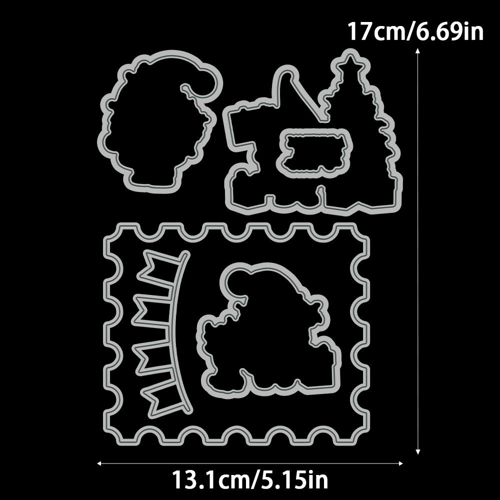 Christmas Gnome Dies & Stamps Set