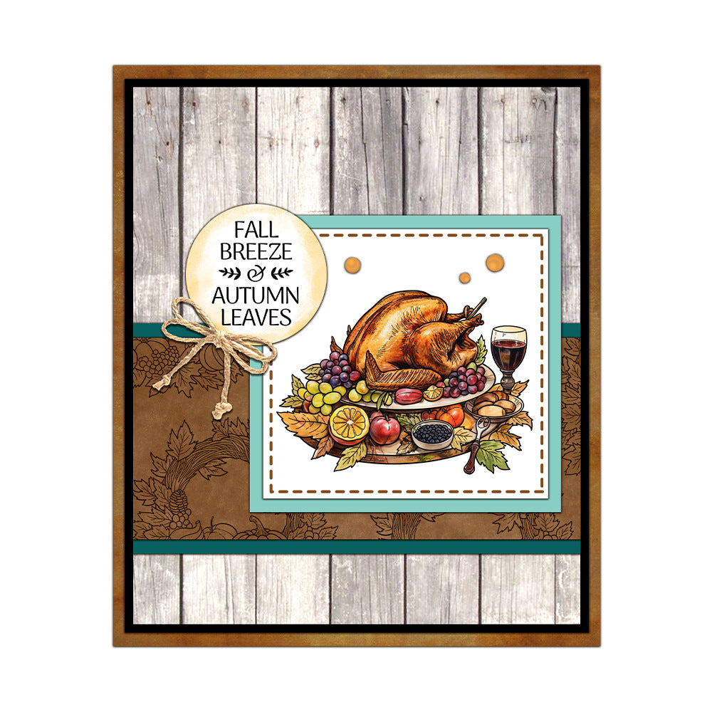 Thanksgiving Turkey Dies & Stamps Set