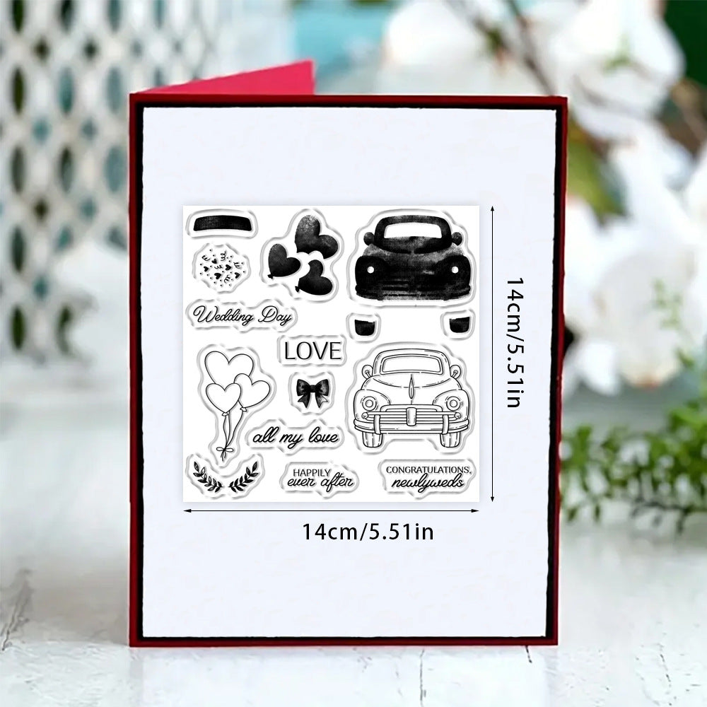 Valentine's Day Theme Dies & Stamps Set