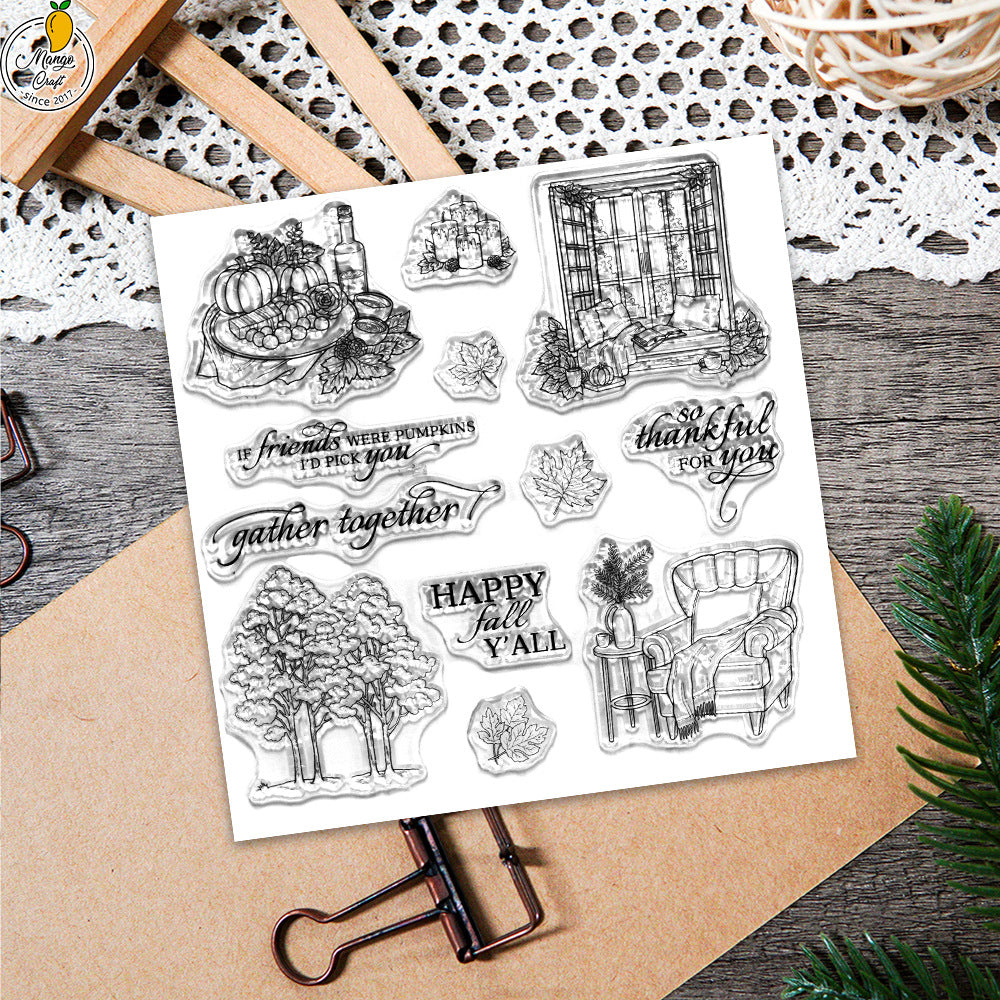 Autumn Vintage Manor Dies & Stamps Set