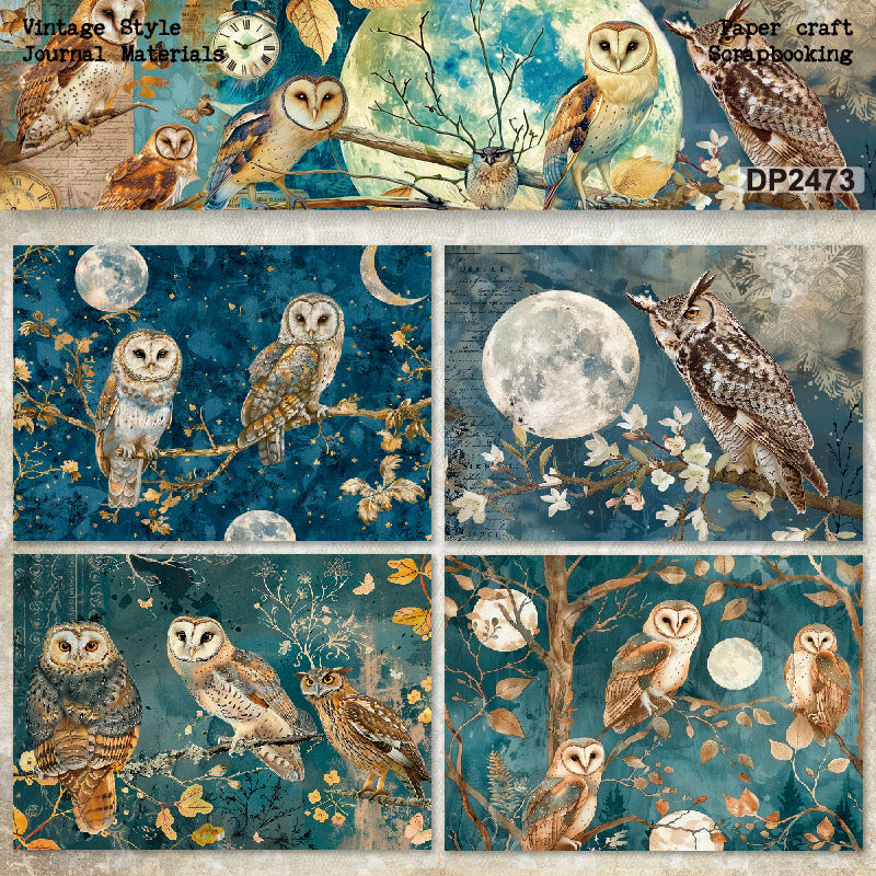 A5 Birds Journal Scrapbook Paper