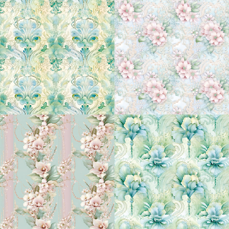 24PCS 6" Pomona Green Scrapbook Paper & Cardstock