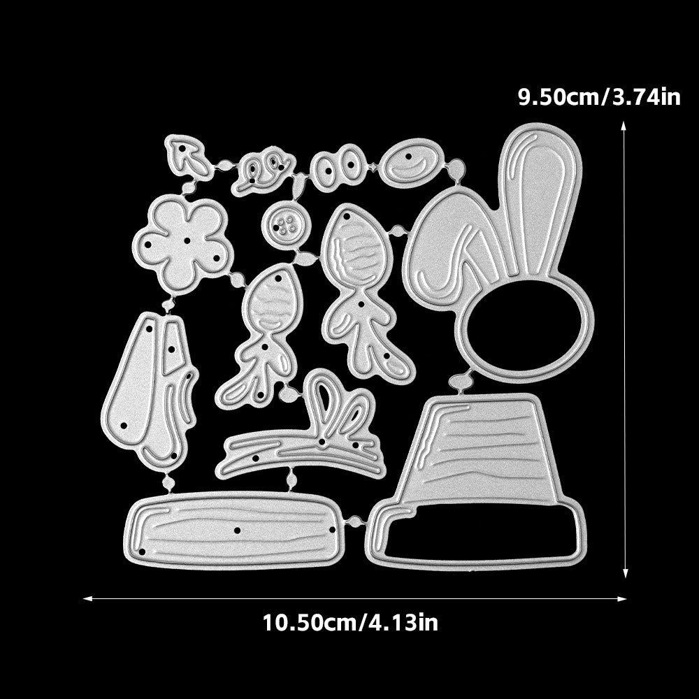 Bucket Rabbit Metal Cutting Dies