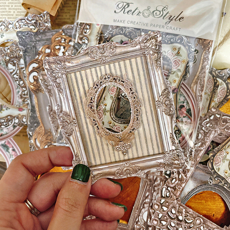 Vintage Hollow Frame DIY Scrapbook Paper
