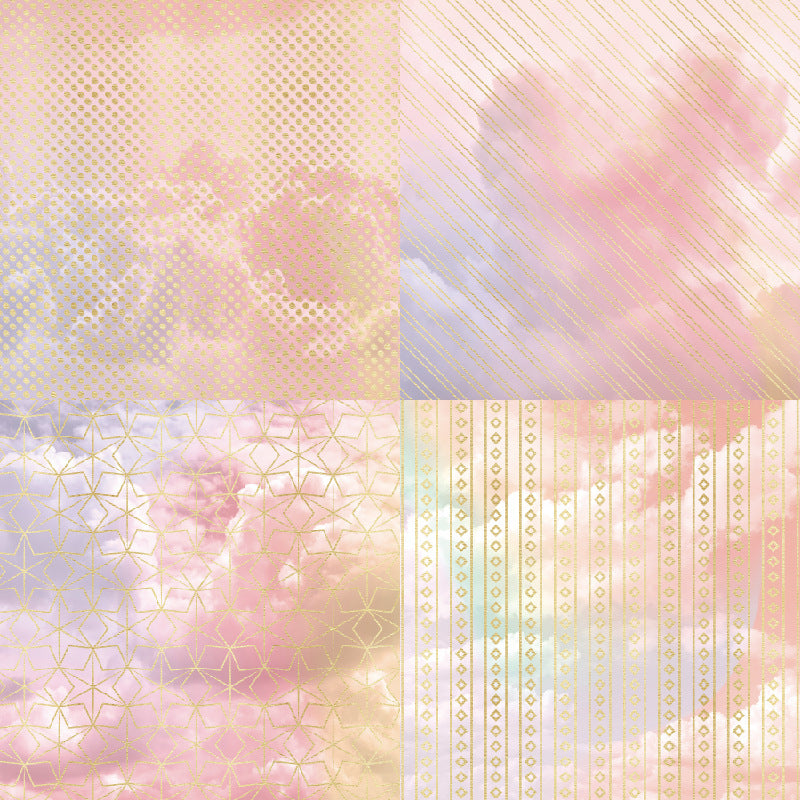 24PCS 6" Pink Champagne Scrapbook Paper & Cardstock