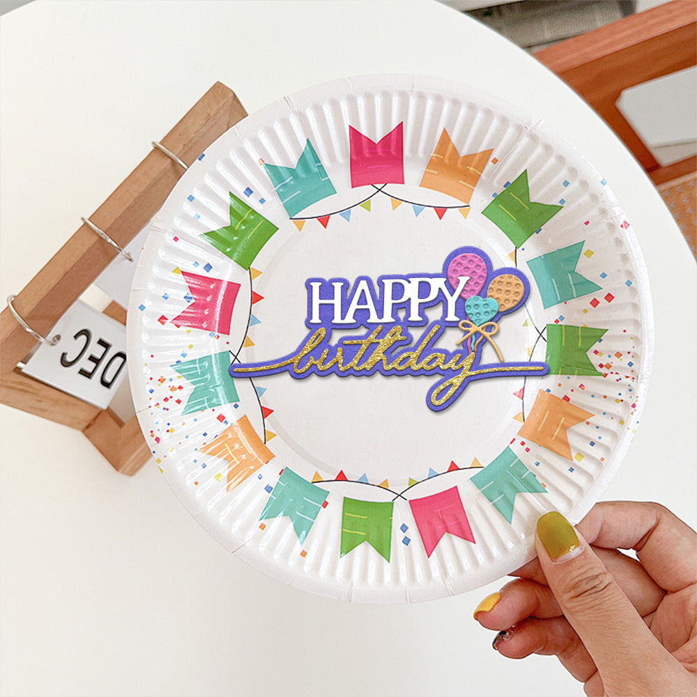 Birthday Wishes Metal Cutting Dies