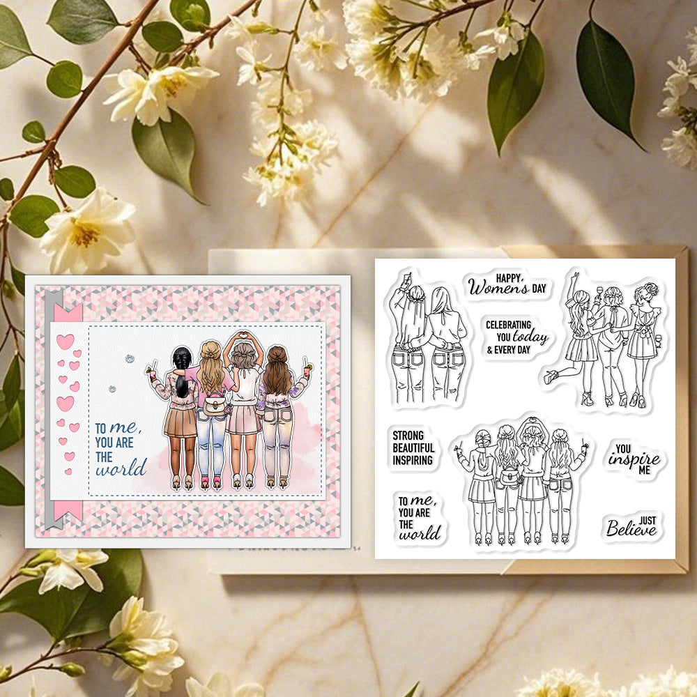 Great Girl Friendship Dies & Stamps Set