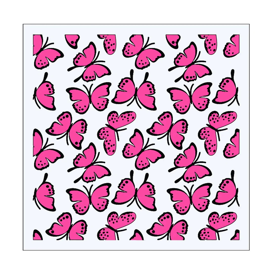 Butterfly Background DIY Painting Hollow Stencil