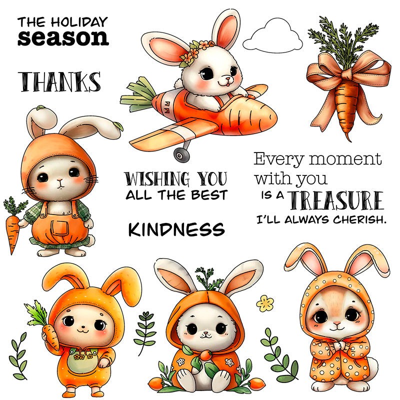 Easter Bunny Dies & Stamps Set