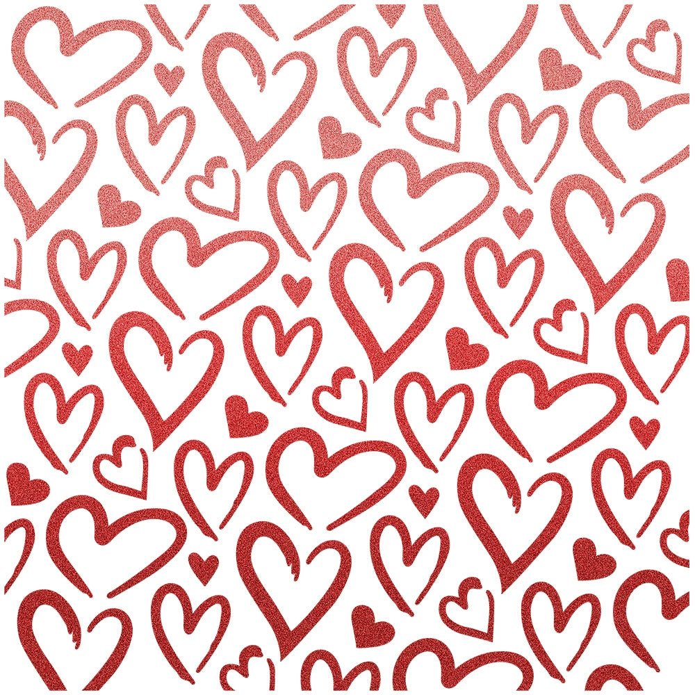 3D Love Background DIY Painting Hollow Stencil