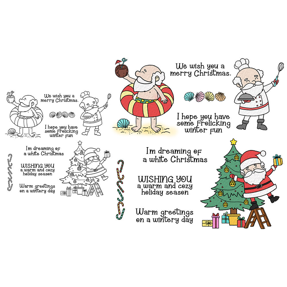 Santa Claus Dies & Stamps Set