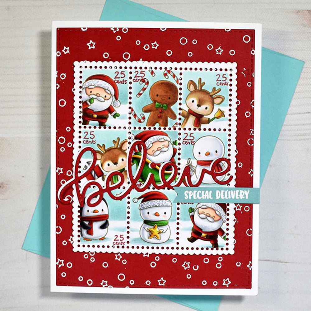 Christmas Animals Dies & Stamps Set