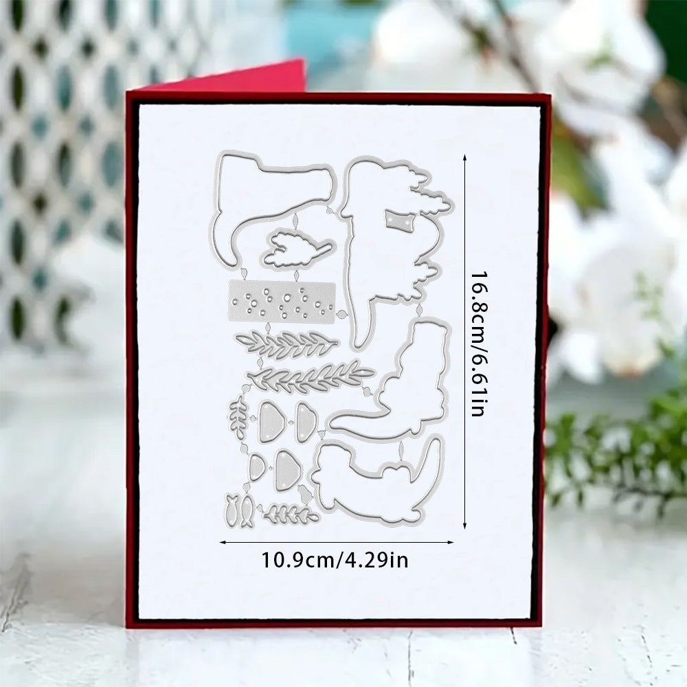 Cute Animal Otter Dies & Stamps Set